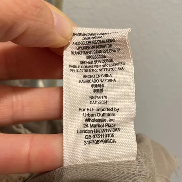 FREE People Woman’s Beige Dress With Lace Details - Picture 10 of 12